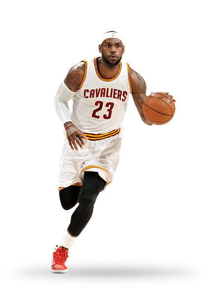 High Quality Lebron James running transparency Blank Meme Template
