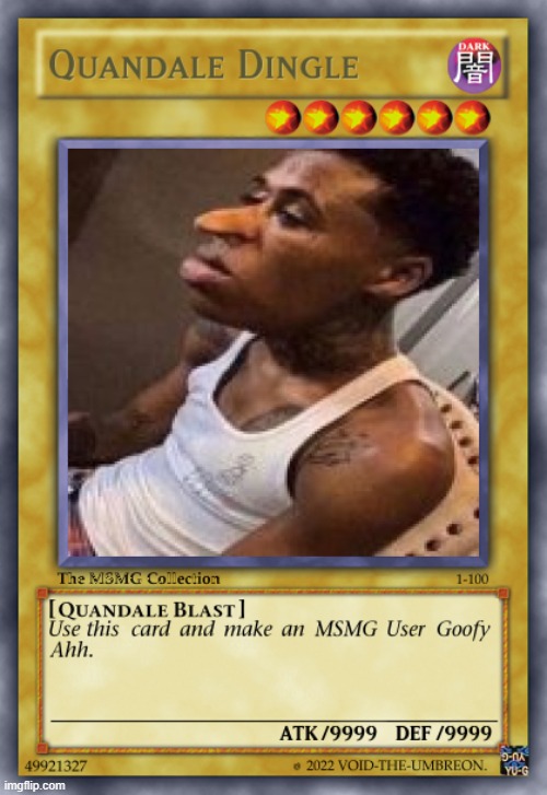 Quandale Dingle Card | image tagged in quandale dingle card | made w/ Imgflip meme maker