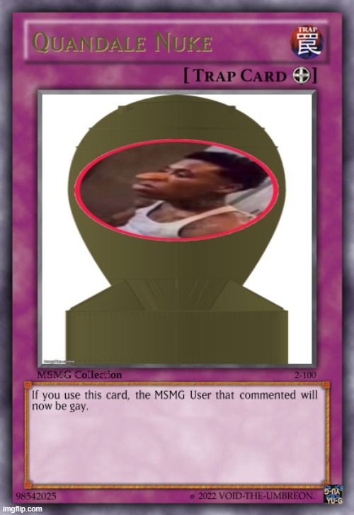 Quandale Nuke Card | image tagged in quandale nuke card | made w/ Imgflip meme maker