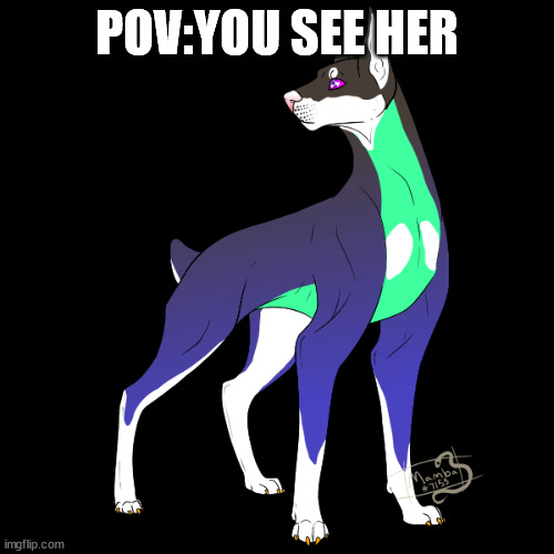 No joke oc and no ERP | POV:YOU SEE HER | made w/ Imgflip meme maker