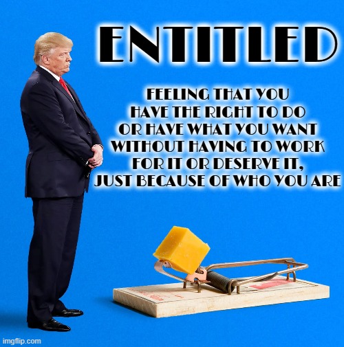ENTITLED | FEELING THAT YOU HAVE THE RIGHT TO DO OR HAVE WHAT YOU WANT WITHOUT HAVING TO WORK FOR IT OR DESERVE IT, JUST BECAUSE OF WHO YOU ARE; ENTITLED | image tagged in entitled,deserve,right,privilege,benefit,claim | made w/ Imgflip meme maker