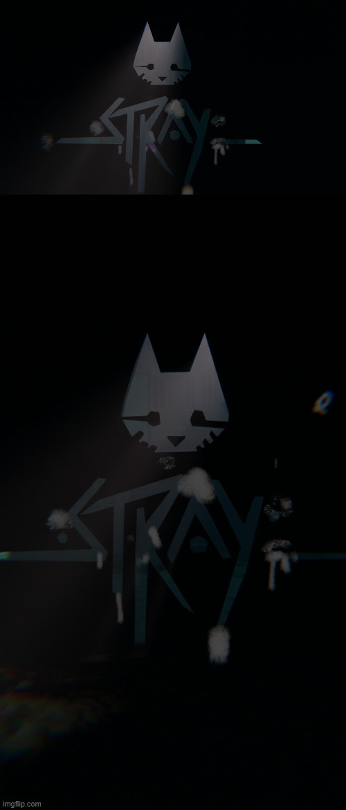 made a stray wallpaper cuz its my fav game made it in phone or desktop format in case you guys want it | image tagged in stray,cat,is,cute | made w/ Imgflip meme maker