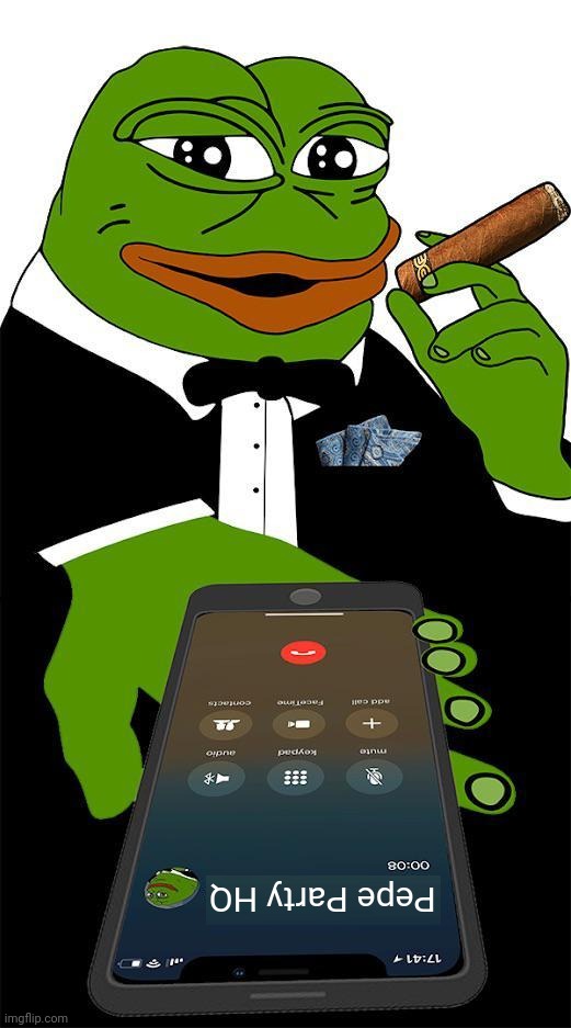 TAKE THE CALL | Pepe Party HQ | image tagged in pepe party,pepe the frog,pepe punch,rare pepe,f1 crash,lando norris crying | made w/ Imgflip meme maker