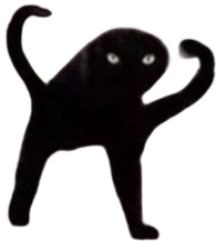 Cursed Cat Blank Meme Template