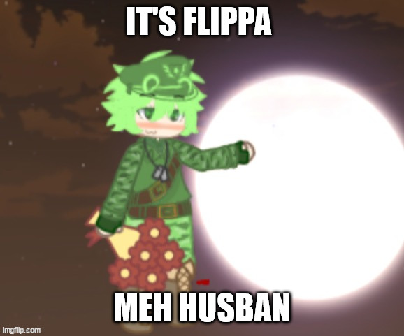 made by -.cinderace.- | IT'S FLIPPA; MEH HUSBAN | made w/ Imgflip meme maker
