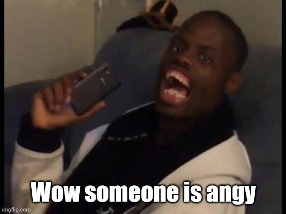 deez nuts | Wow someone is angy | image tagged in deez nuts | made w/ Imgflip meme maker