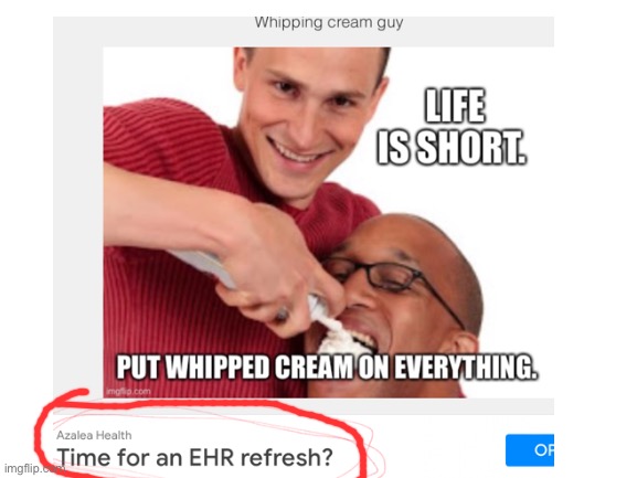 Wtf imgflip adds | image tagged in blank white template | made w/ Imgflip meme maker