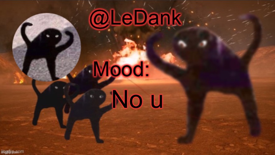 LeDank template | No u | image tagged in ledank template | made w/ Imgflip meme maker
