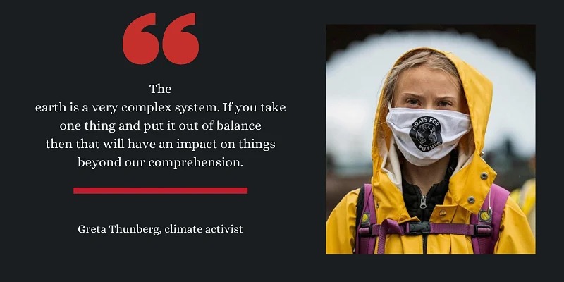 High Quality Greta Thunberg quote Blank Meme Template