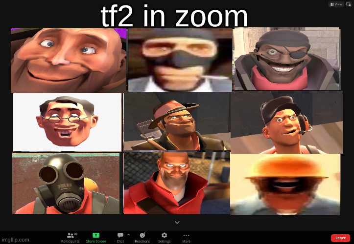tf2 in zoom | tf2 in zoom | image tagged in tf2,zoom,school,heavy,spy,engineer | made w/ Imgflip meme maker