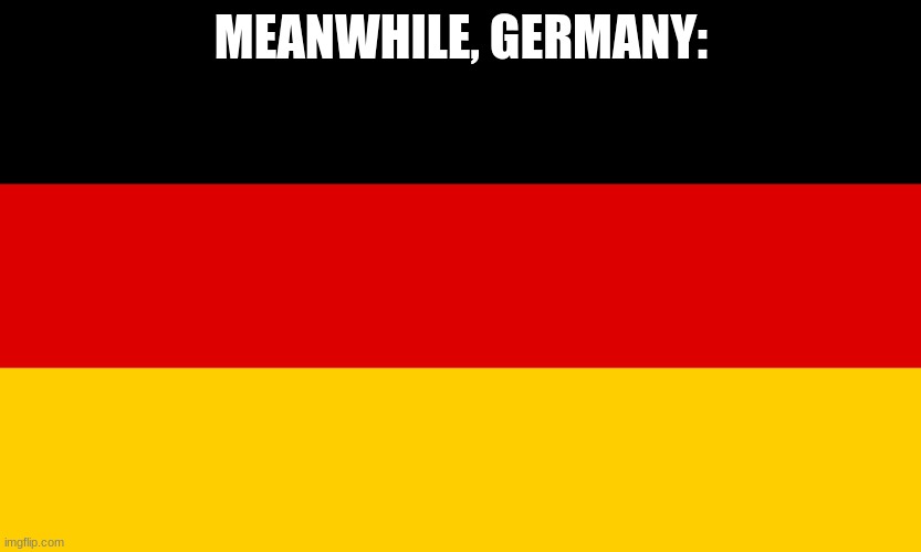 Germany | MEANWHILE, GERMANY: | image tagged in germany | made w/ Imgflip meme maker