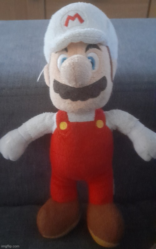 Fire mario plushie W or L | made w/ Imgflip meme maker