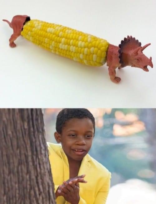 It’s corn kid Blank Meme Template