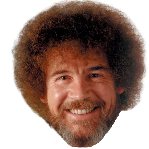 Bob Ross Blank Meme Template