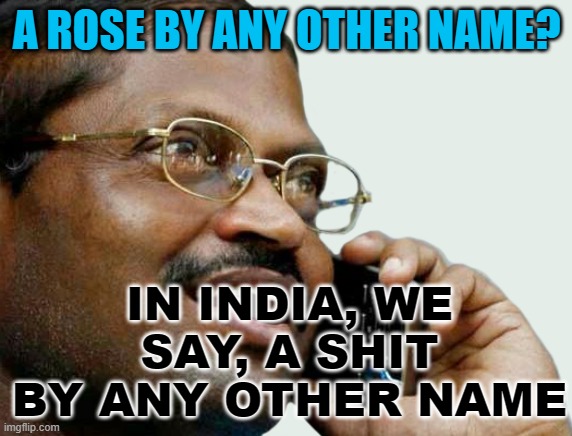 By Any Other Name | A ROSE BY ANY OTHER NAME? IN INDIA, WE SAY, A SHIT BY ANY OTHER NAME | image tagged in poo in the loo | made w/ Imgflip meme maker