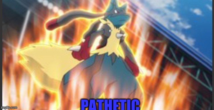 Lucario pathetic | image tagged in lucario pathetic | made w/ Imgflip meme maker