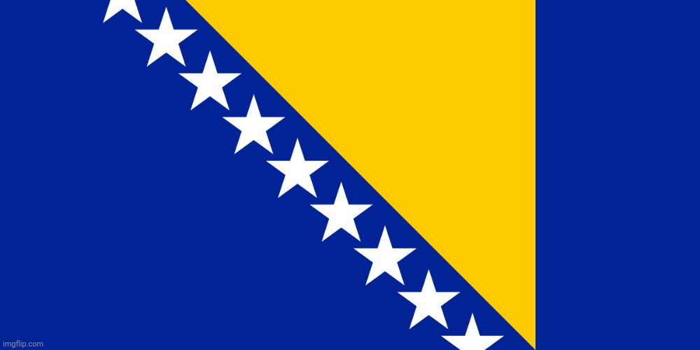 Bosnia flag | image tagged in bosnia flag | made w/ Imgflip meme maker
