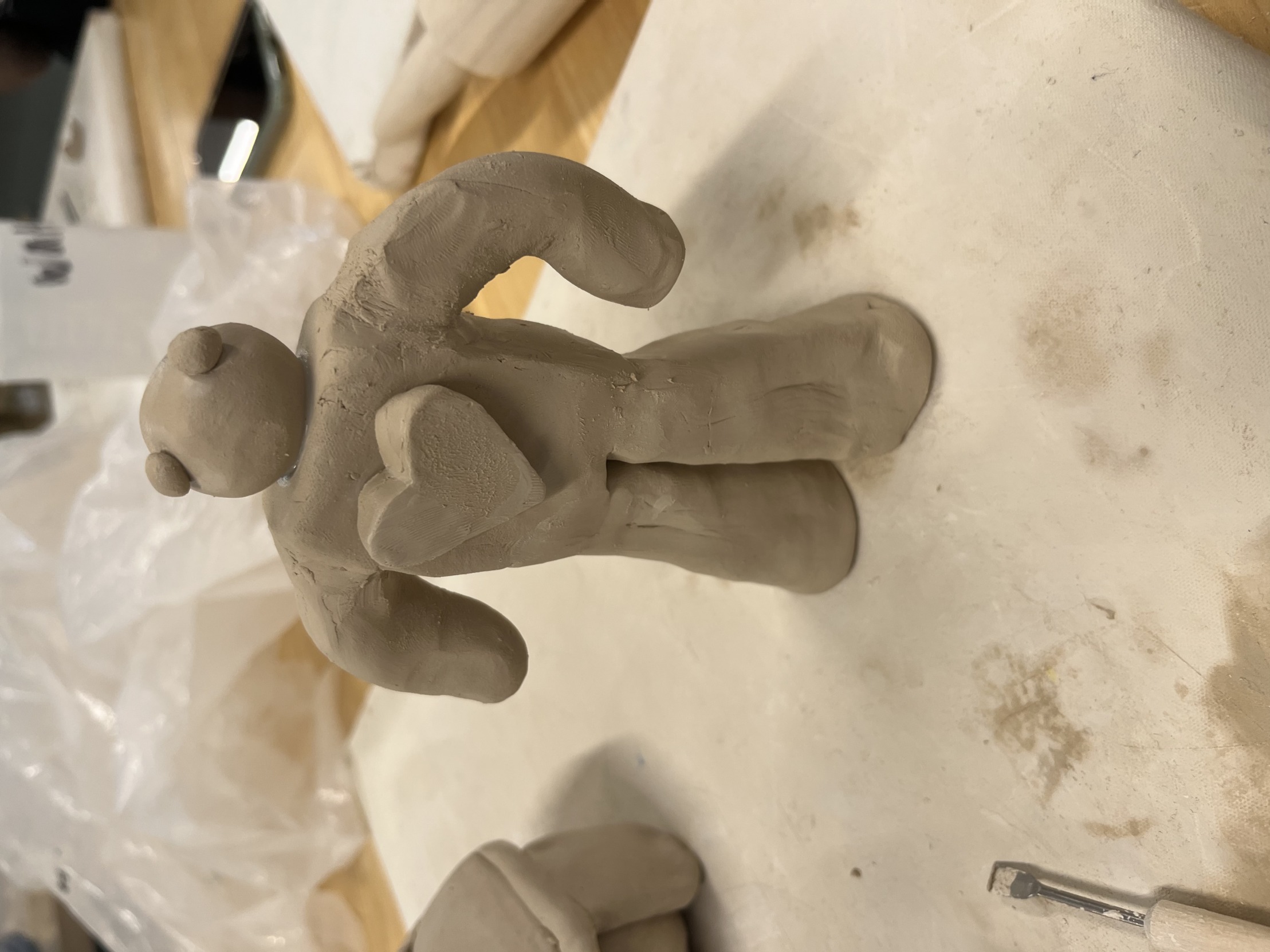 clay man Blank Meme Template