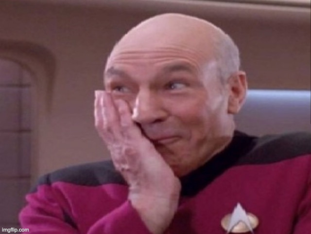 Picard Oh My | image tagged in picard oh my | made w/ Imgflip meme maker
