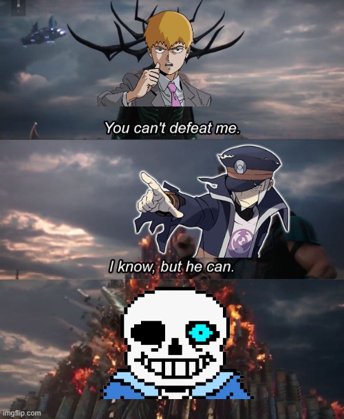 basically the finale of the tumblr sexyman poll on twitter ig | image tagged in you can't defeat me | made w/ Imgflip meme maker