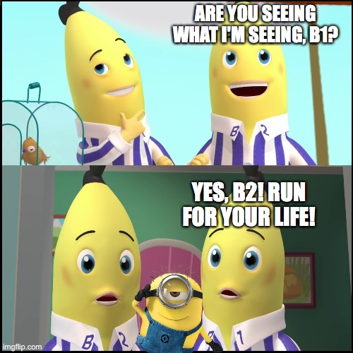 Bananas In Pajamas Meme