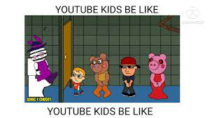 High Quality youtube kids be like Blank Meme Template