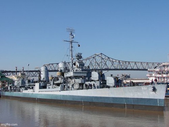 Just the USS Kidd | image tagged in uss kidd,fletcher-class destroyer | made w/ Imgflip meme maker
