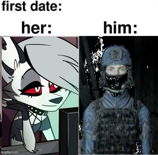 *minecraft caves noises play as he stares* | image tagged in first date blank | made w/ Imgflip meme maker