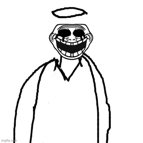 Weeping god redesign | image tagged in memes,blank transparent square,trollge | made w/ Imgflip meme maker