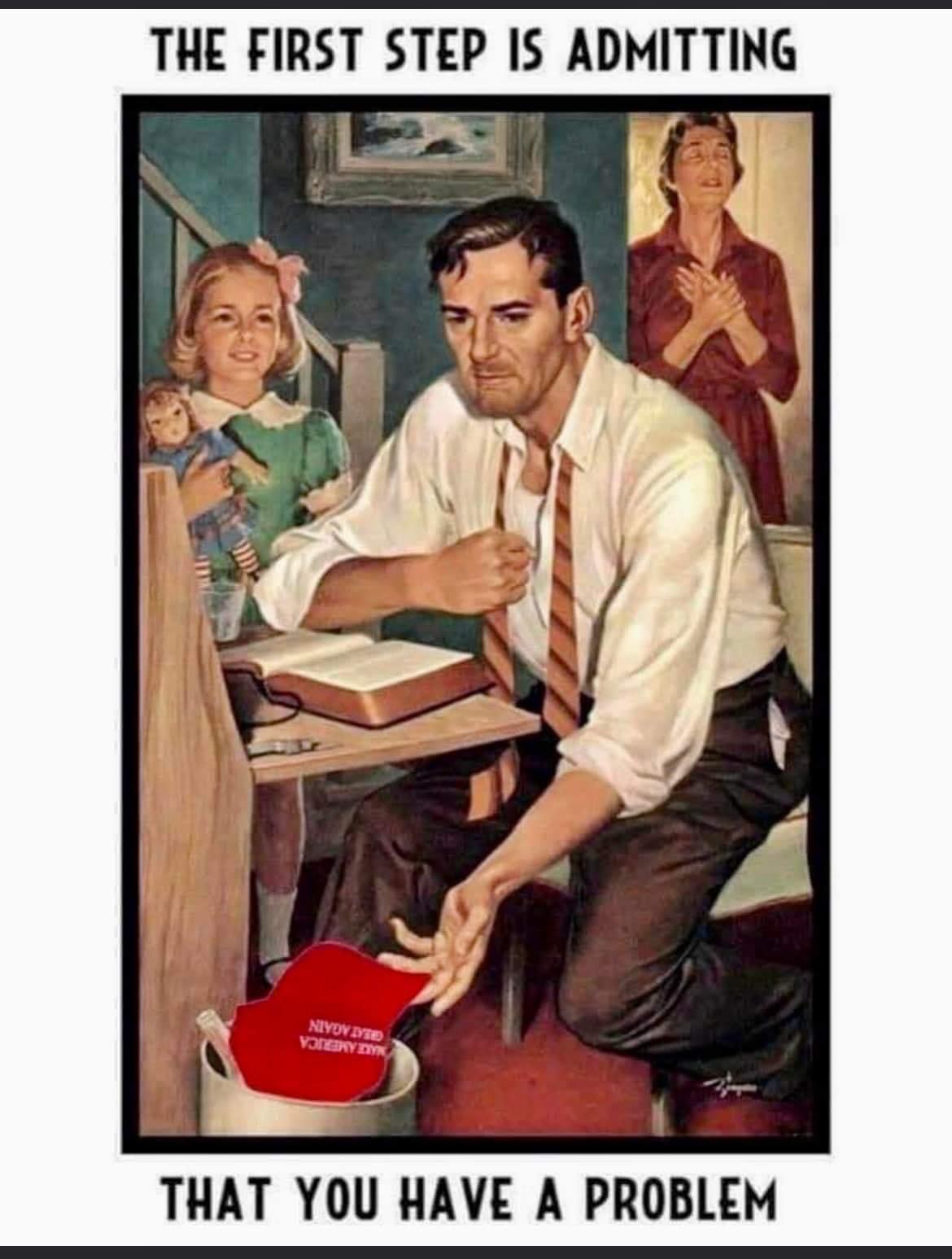 MAGA intervention Blank Meme Template