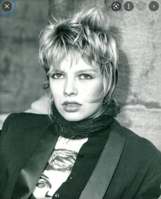 Kim Wilde black & white Blank Meme Template