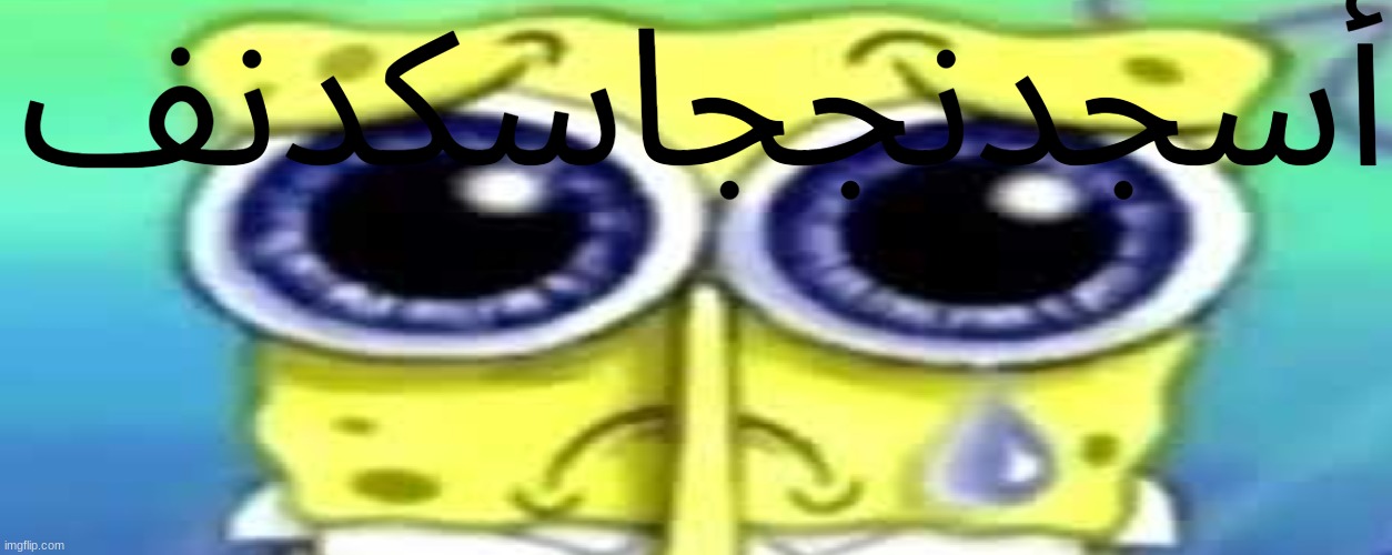 Sad Spong | أسجدنججاسكدنف | image tagged in sad spong | made w/ Imgflip meme maker