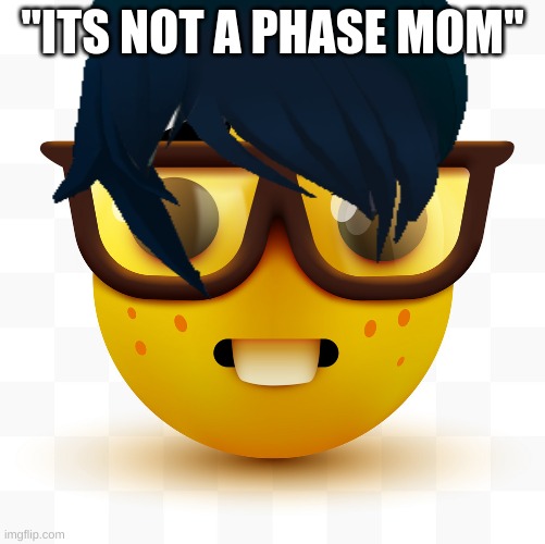 "ITS NOT A PHASE MOM" | made w/ Imgflip meme maker
