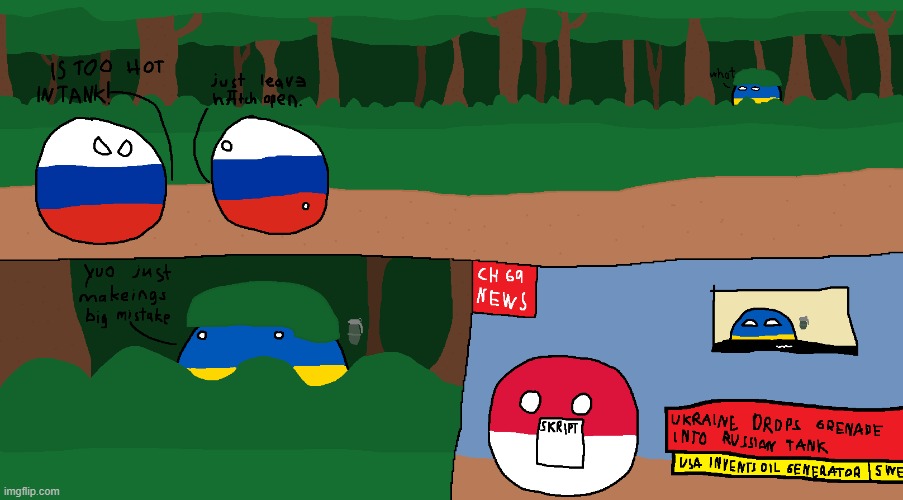 ukraine sneak 100 | image tagged in countryballs | made w/ Imgflip meme maker
