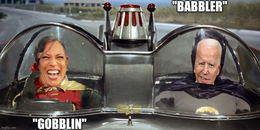 The destructive duo | "BABBLER"; "GOBBLIN" | image tagged in batman and robin | made w/ Imgflip meme maker