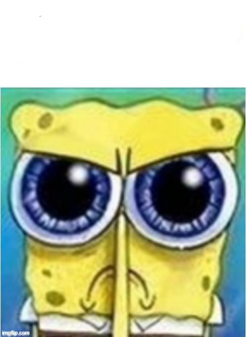 Angry spongebob blank | image tagged in angry spongebob blank | made w/ Imgflip meme maker