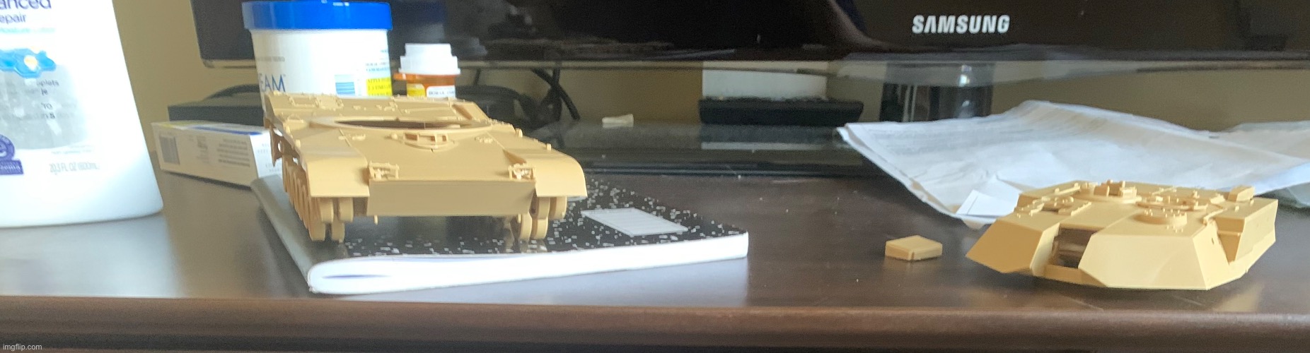 M1A1 abrams model im working on rn | made w/ Imgflip meme maker