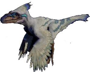 White Pyroraptor Blank Meme Template