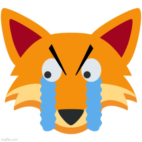 Crying Angry Eyes Fox | image tagged in crying angry eyes fox | made w/ Imgflip meme maker