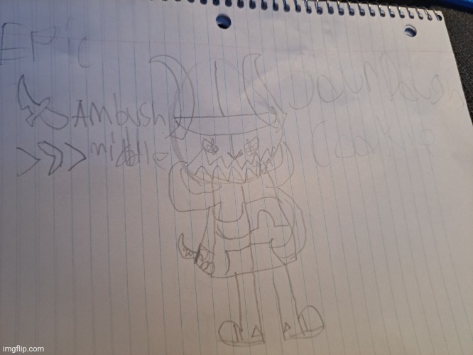 First shitty drawing tabi as sour dough cookie | made w/ Imgflip meme maker