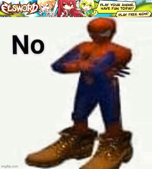 image tagged in cursed spiderman no | made w/ Imgflip meme maker