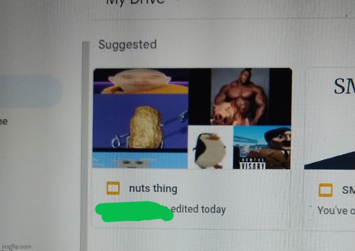 i have to do a group project about peanut allergies- wtf is the title slide:/ | made w/ Imgflip meme maker