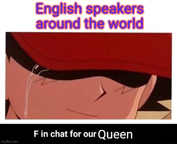 English speakers around the world Queen | made w/ Imgflip meme maker