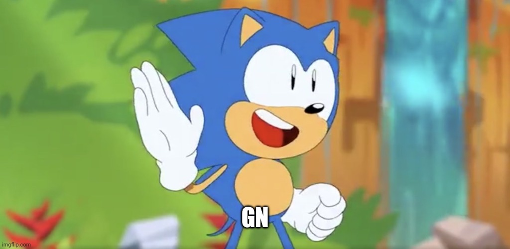 Sonic Mania/Forces High Five Template | GN | image tagged in sonic mania/forces high five template | made w/ Imgflip meme maker