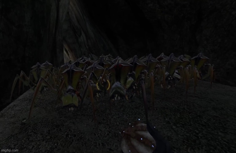 man with a pack of antlions | made w/ Imgflip meme maker