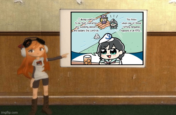 SMG4s Meggy pointing at board | image tagged in memes,touhou,wish | made w/ Imgflip meme maker