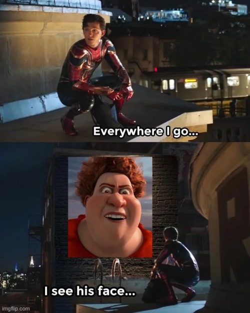 Hal! | image tagged in spiderman | made w/ Imgflip meme maker