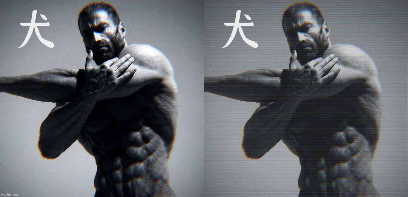 Which one better ( with or without the tv screen effect ) | made w/ Imgflip meme maker