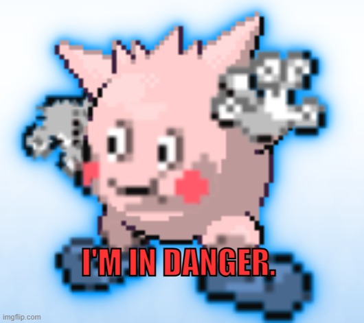 when your in danger | I'M IN DANGER. | image tagged in when your in danger | made w/ Imgflip meme maker