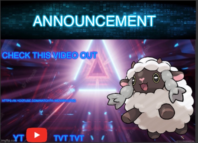 https://m.youtube.com/watch?v=WdvAP61st9g | CHECK THIS VIDEO OUT; HTTPS://M.YOUTUBE.COM/WATCH?V=WDVAP61ST9G | image tagged in neoninaslimes announcement template | made w/ Imgflip meme maker